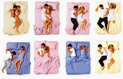 ¿Posiciones para dormir con tu pareja?
