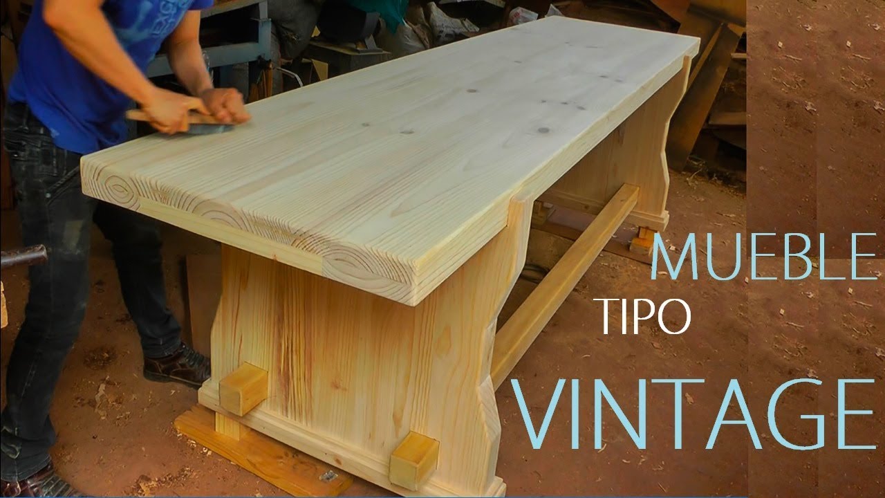 ¿Como pintar muebles de pino estilo vintage?